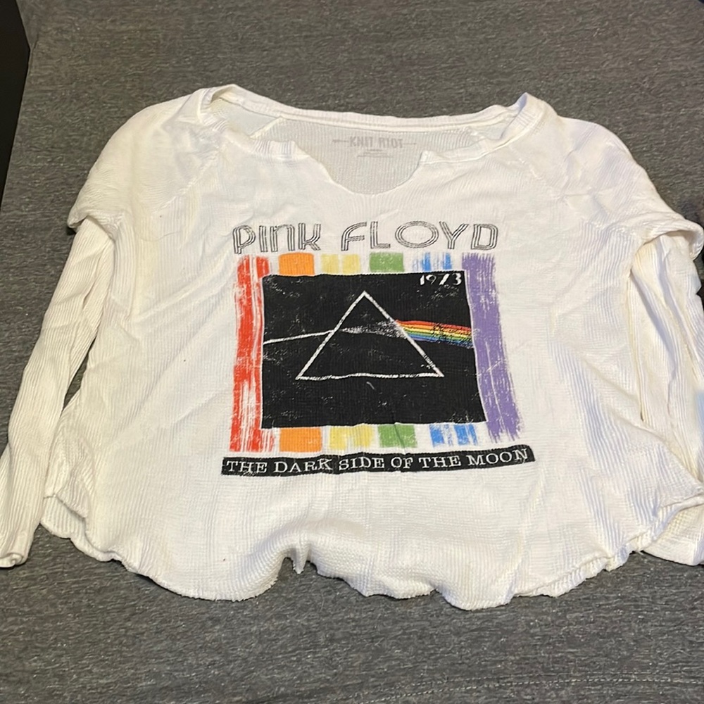 Slightly worn Pink Floyd long sleeve thermal